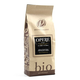 KAWA OPERE BLACK ziarnista 1000g BIO Caffe Pazzini