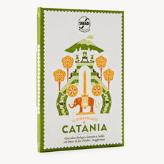 Czekolada włoska CATANIA 60% opuncja i majeranek BIO 50g Sabadi