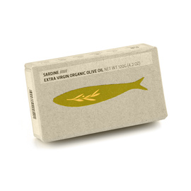 Sardynki portugalskie w oliwie extra virgin BIO w puszce 120 g Maria Organic