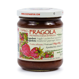 TOP BIO FRAGOLA KONFITURA TRUSKAWKA 210G BEZ CUKRU Agritur