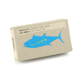 Filety z tuńczyka z tymiankiem cytrynowym BIO w puszce 120 g Maria Organic