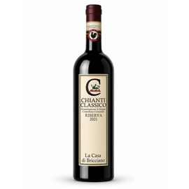 Włoskie czerwone wino wytrawne Chianti Classico Riserva DOCG 2021 BIO La Casa di Bricciano