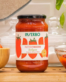 FILETTI DI POMODORINI BIO POMIDORY 520G Inserbo