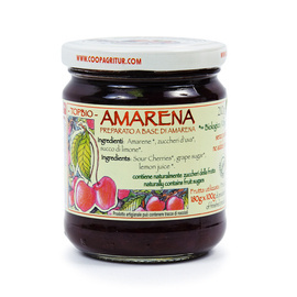TOP BIO AMARENA KONFITURA WIŚNIA 210G BEZ CUKRU Agritur