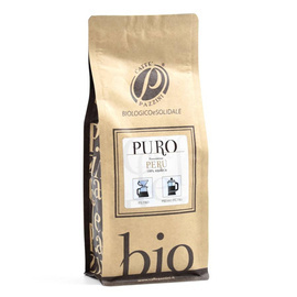 KAWA PURO PERU mielona 250g BIO Caffe Pazzini (zaparzacz, ekspres przelewowy)