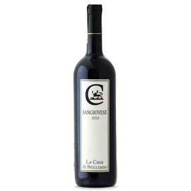 WINO SANGIOVESE IGT 2010 BIO SANGIOVESE 98%, ANCELLOTTA CZERWONE La Casa di Bricciano