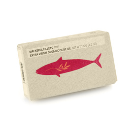 Filety z makreli portugalskiej w oliwie extra virgin BIO w puszce 120 g Maria Organic