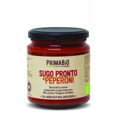 GOTOWY SOS DO MAKARONU POMIDOROWY Z PAPRYKĄ SUGO PRONTO AI PEPERONI BIO  280G PrimaBio