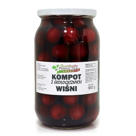 KOMPOT Z WIŚNI BIO 900ML Jacentowska Piwniczka Smaku