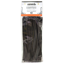 MAKARON SPAGHETTI SEMOLA N3 AL NERO DI SEPPIA czarny 500G Minardo