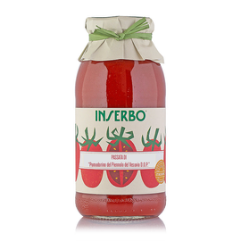 POMIDORY Z WEZUWIUSZA Passata Pomodorino Piennolo Vesuvio DOP 500G Inserbo