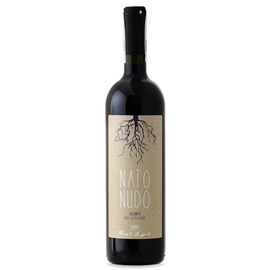 WINO NATO NUDO IGP 2015 BIO AGLIANICO 100% CZERWONE WYTRAWNE TERRA DI BRIGANTI