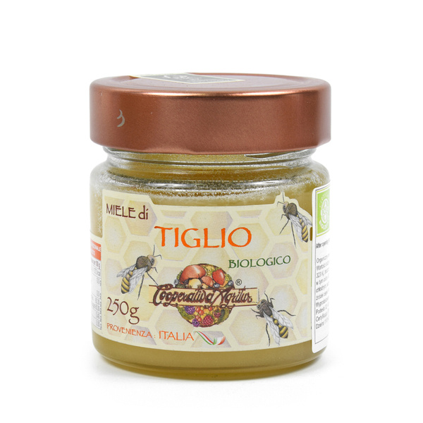 MIÓD LIPOWY MIELE DI TIGLIO BIO 250g Agritur