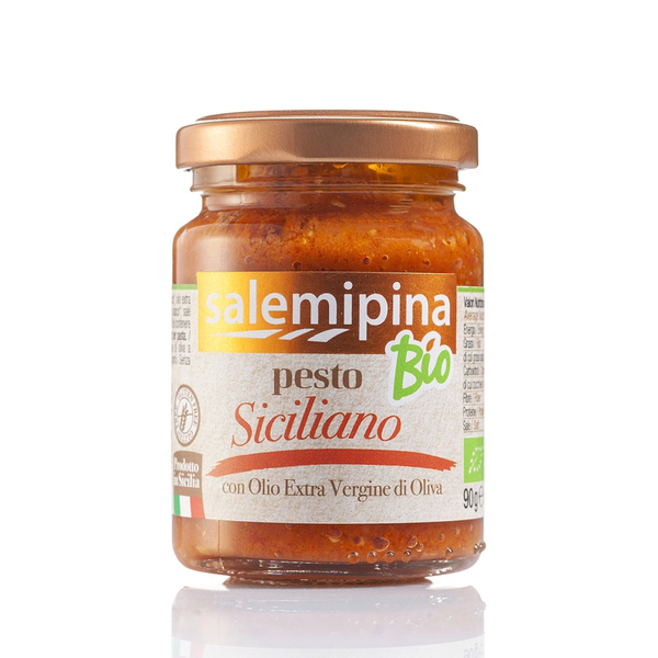 PESTO SICILIANO BIO 90G POMIDORY I CHILLI Salemipina