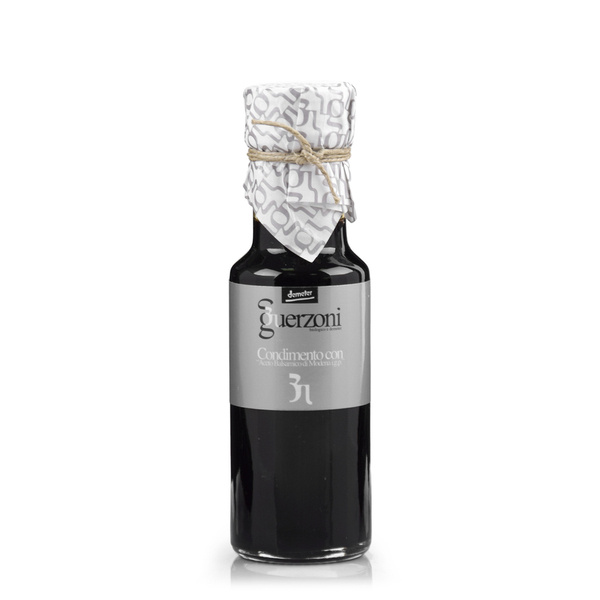 Przyprawa z octem balsamicznym z Modeny CONDIMENTO CON ACETO BALSAMICO DI MODENA I.G.P. ARGENTO Guerzoni BIO DEMETER 100ml